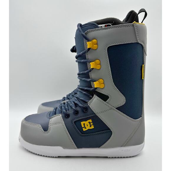 DC Mens Phase Lace Snowboard Boots US 7M EU 39 Navy Grey NIB - Picture 9 of 13